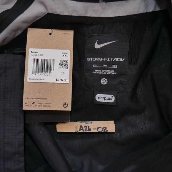 Nike Cosmic Peaks Men's Storm-FIT ADV Running Jacket Mens Size XXL Waterproof - Picture 10 of 16